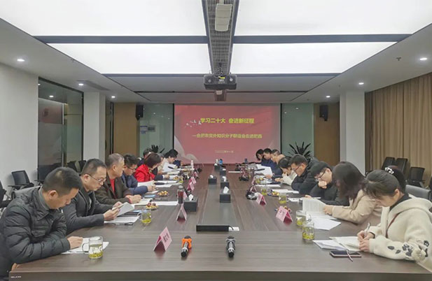 合肥市黨外知識(shí)分子聯(lián)誼會(huì)走進(jìn)肥西活動(dòng)在磐石科技舉行