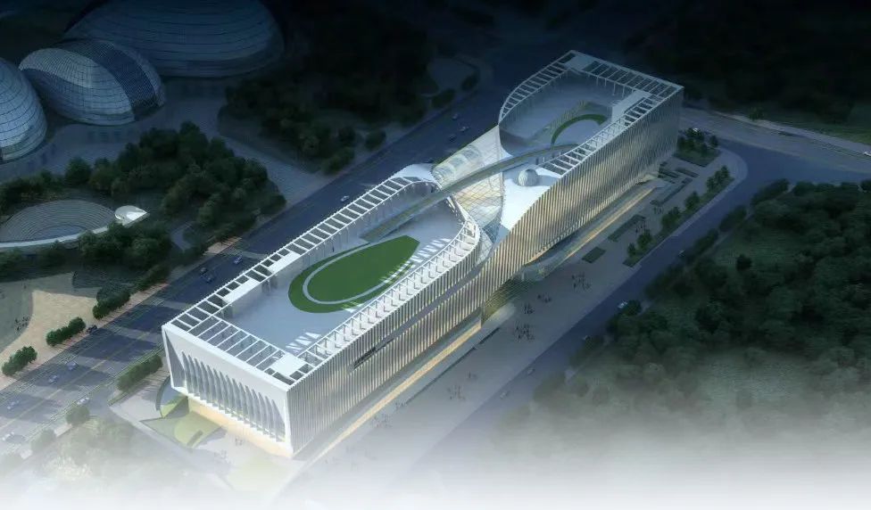 “∞”形科技文化新地標(biāo)：山東省科技館新館試運(yùn)行